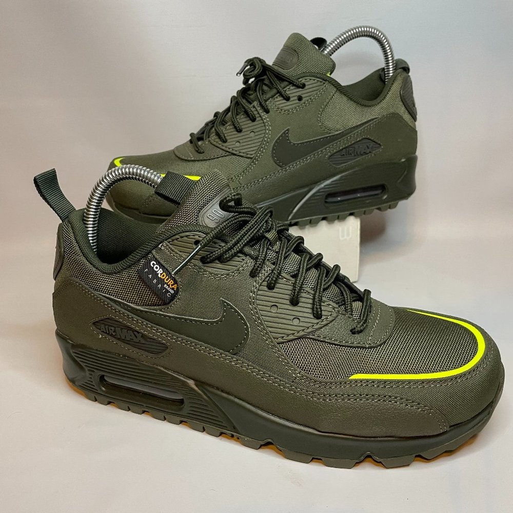 Nike Air Max 90 Surplus Cargo Khaki Shoes CQ7743-300 Mens Size 7 Womens 8.5
